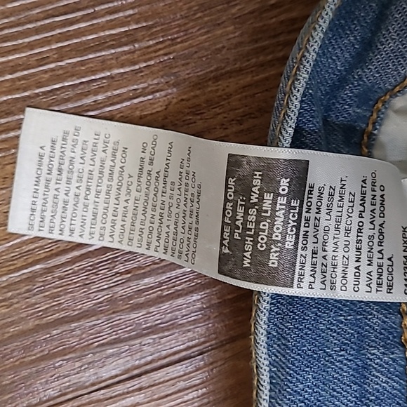 Signature by Levi Strauss Blue Boyfriend Jeans for women zise 14 used good condi - Picture 4 of 14